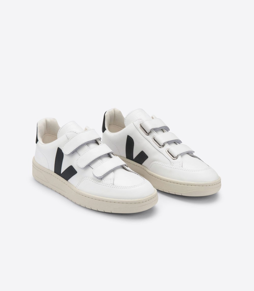 Veja Sneakers Barbati - V-Lock Piele - Albi/Nigga - 5863417-WU